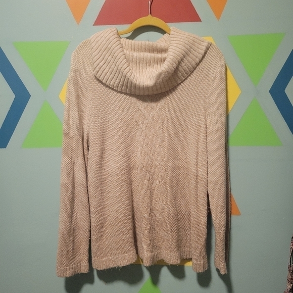 CJ Banks Women's Cowl Neck Sweater With Ombre Fade Size 1x - Picture 1 of 9